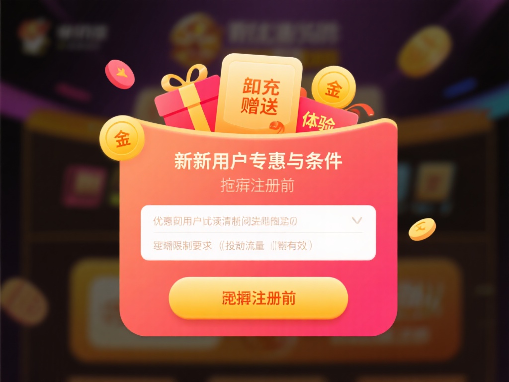 熟悉优惠与条件
完善注册后，您可能会收到新用户专