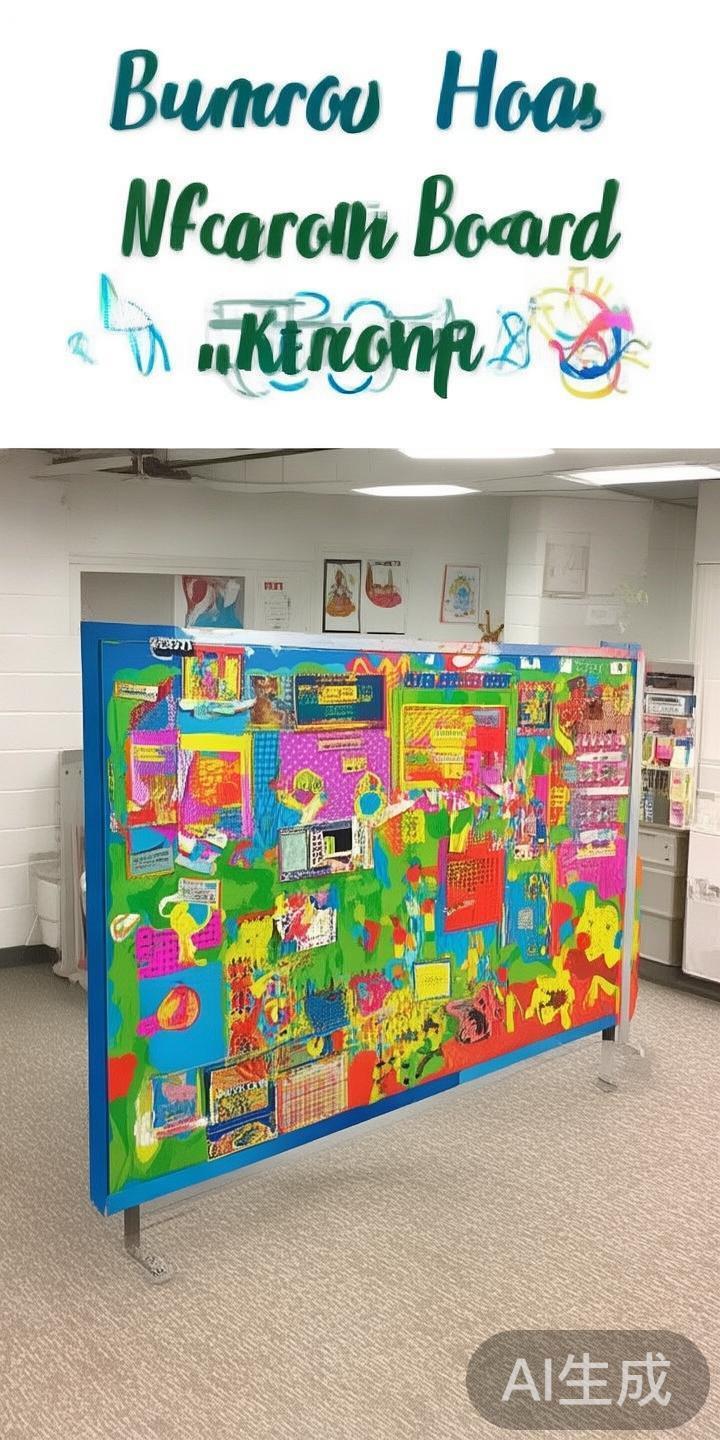 在幼儿园环境中，展板不仅具有信息传达的作用，更应成